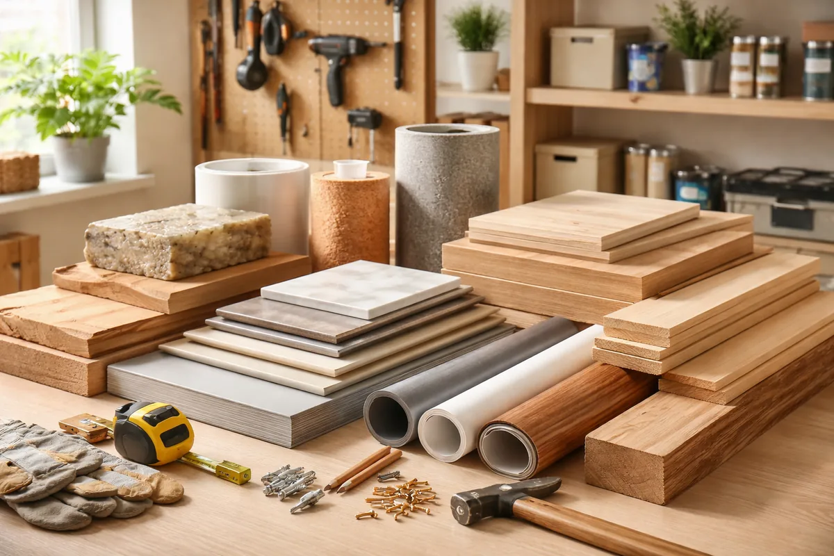 Comment choisir le bon matériau pour ses travaux de bricolage à la maison