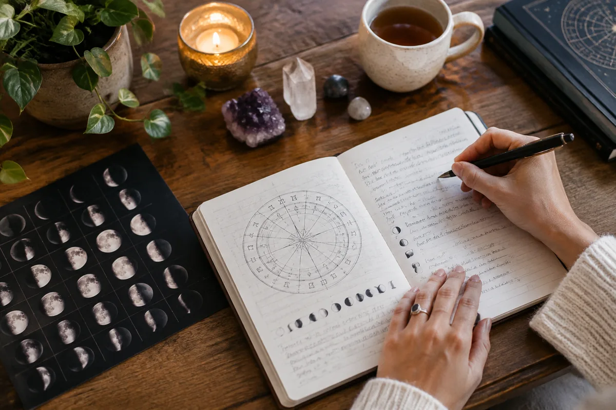 Comment tenir un journal astrologique avec les phases du calendrier lunaire
